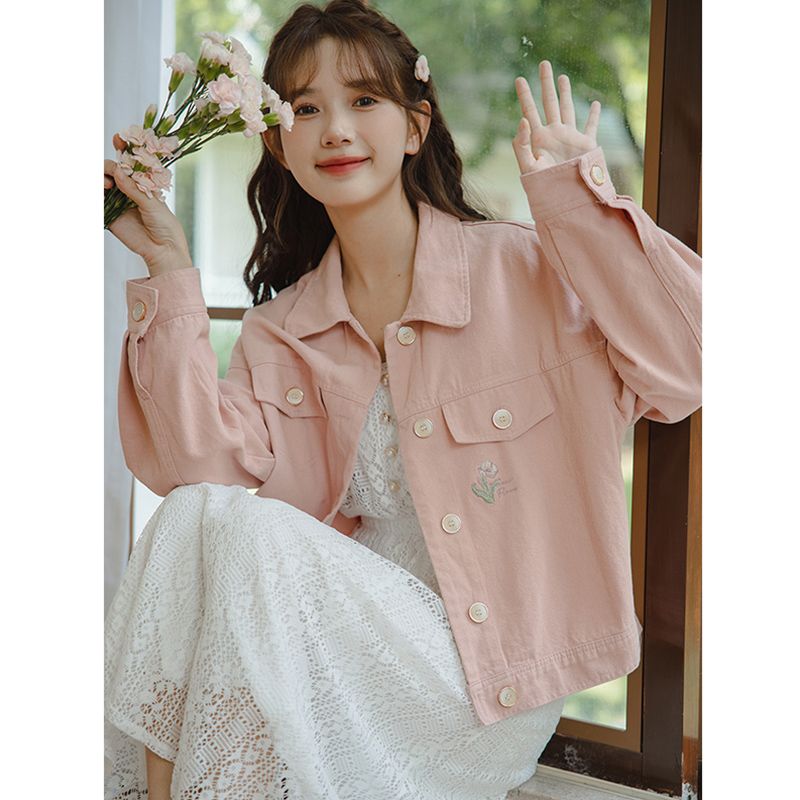 2026 New Female Student Shorts - Embroidery Jeans ulasan dan harga